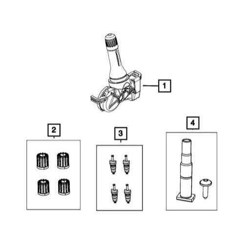Car TPMS Sensor 68331239AB Tire Pressure Monitoring System For 2018 Jeep Renegade 68331239AA 68251070AA 68251070AB Tyre Air