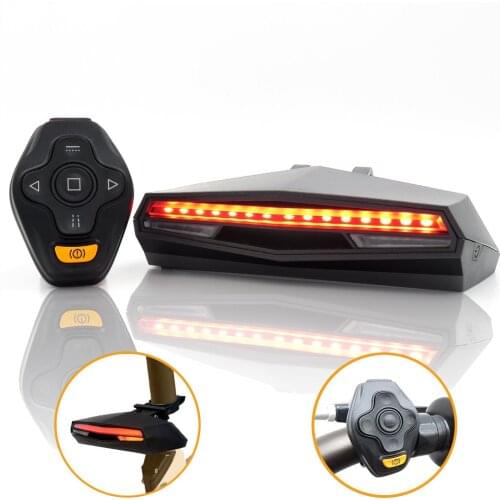 Wireless Multi Lighting Modes Bicycle Light USB Charge Led Bike Light LED Tail Rear Bicycle Lights for Mountains Bike Seatpost