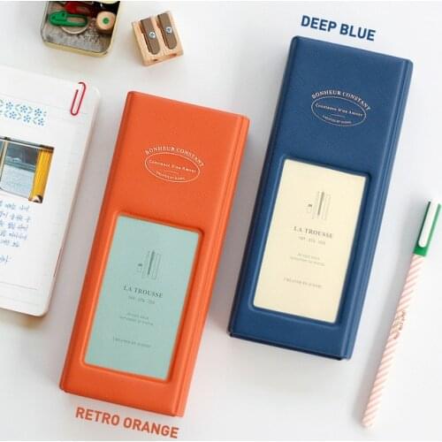 Classic Simple Practical Office Student Pencil Case Pencil Case Four Colors Selection Girls School Supplies Cute Schoolbag