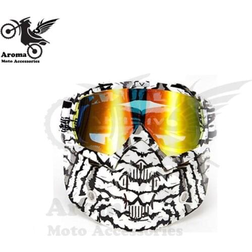 Colorful clear lens motorbike eye protection universal moto dirt pit bike Off-road racing motorcycle glasses motocross goggle