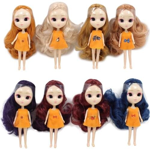 DBS blyth mini doll bjd 10cm anime toy clothes is random 10CM height