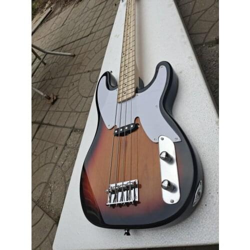 The factory exports high quality 4 string TL style Electric Bass Sunset electric bass Real photos free delivery