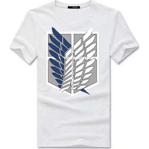 Attack on Titan t shirt Men anime plus size tees summer tops Women short sleeve tshirt cartoon streetwear t-shirt Teens clothes
