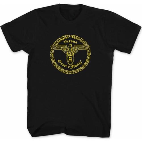 Unique Design Verona Honor and Loyalty T-Shirt. Summer Cotton O-Neck Short Sleeve Mens T Shirt New S-3XL