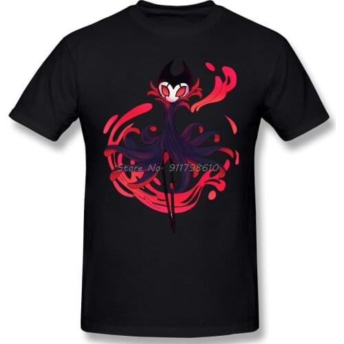 Grimm T-Shirt Funny Tshirt O Neck Cotton Hollow Knight Clothes Humor T Shirt Anime Men Tee Streetwear Harajuku