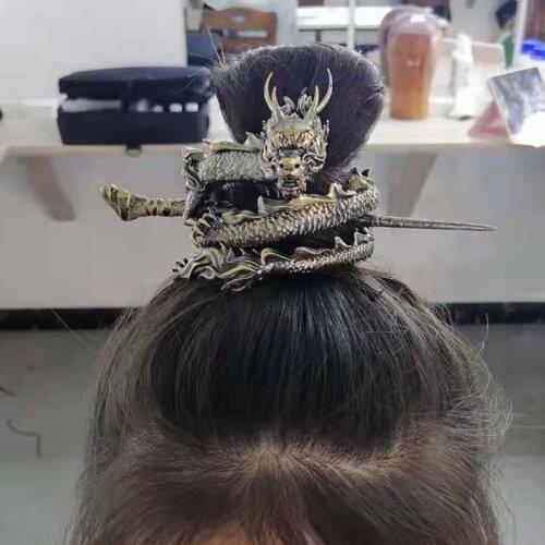 3D Printed Resin Dragon King Crown Classic Royal Crown The Warrior Cosplay Headdress Wear Halloween Gifts Studio Photography