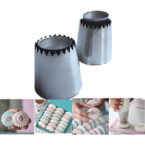 Leader sales Lace Flower Ring Metal Cookies Mold Piping Nozzles Icing Baking Cake Decorating Pastry Tip Cake tools dropshipping