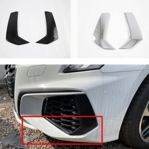 Car Front Fog Light Lamp Eyebrow Decoration Trim Cover Styling For Audi A3L 2021 Exterior Auto Molding Accessories