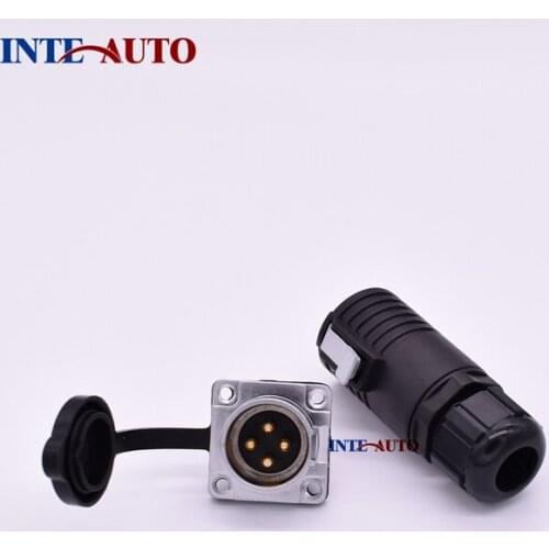 WP20 Series Waterproof dust-proof 4 pins connector, male plug female socket sell by china factory