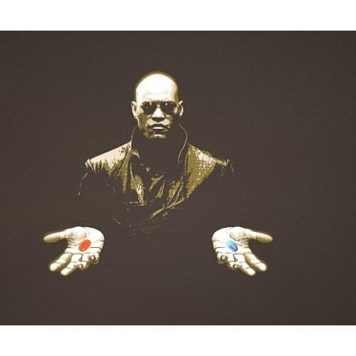 The Matrix - Keanu Reeves Classic Science Fiction Movie Art Film Print Silk Poster Home Wall Decor 24x36inch