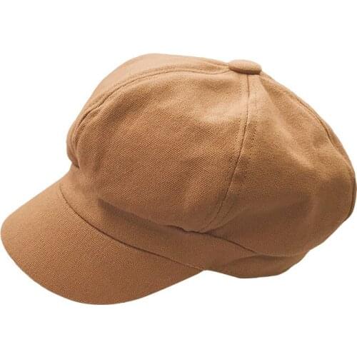 Spring summer autumn Octagonal Cap Female Adult woman girl Summer Solid Color Casual Painter hat Art Berets 2MZ83