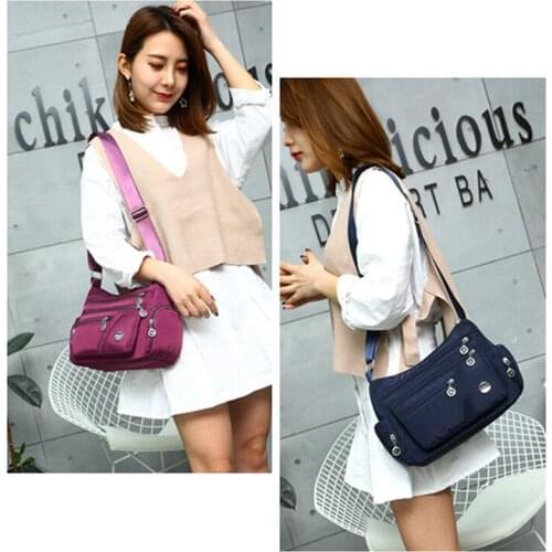 Women Handbags New Fashion Korean Version Of The Solid Color Casual Large Capacity Diagonal Shoulder Bag For Feminina