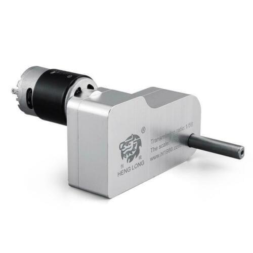 1/16 Heng Long CNC 1:56 Transmission Ratio ML59mm Steel Gearbox For RC Tank TH08569-SMT4