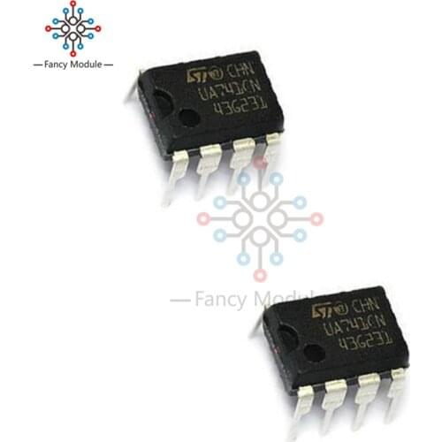 10PCS UA741CN DIP-8 UA741 LM741 UA741CP ST OPERATIONAL AMPLIFIERS IC