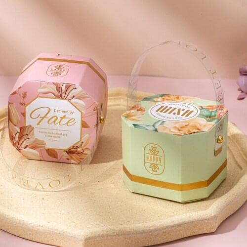 2021 new European style wedding candy box wedding candy gift box creative romantic wedding wedding high-end candy gift box