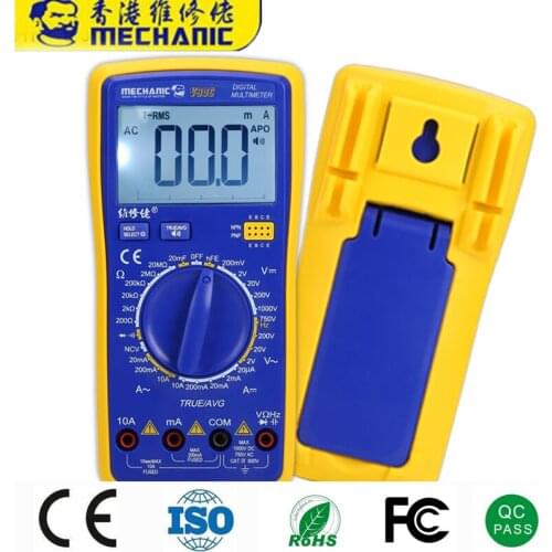 25pcs V90E New Upgrade Automatic Intelligent Voice Broadcast Multimeter To Repair Mobile Phone Convenient And Efficient