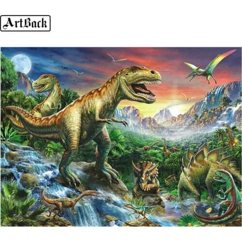 5d Diamond Painting Dinosaur Animal Full Square Diamond Mosaic Kit New Arrival Diamond Embroidery Gift
