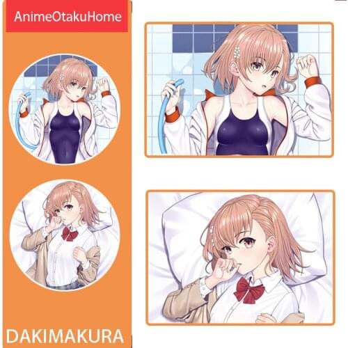 Anime Manga A Certain Scientific Railgun Misaka Mikoto Pillow Cover Hugging Pillowcase Otaku Bedding Dakimakura Pillow Case Gift