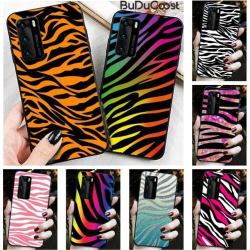 Reall zebra print clip art Phone Case for Huawei P20 P30 P20Pro P20Lite P30Lite P10 P Smart plus P10Lite P40 Pro P40 lite