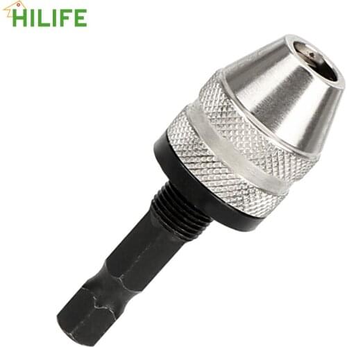 DIYWORK Hex Shank Tool Power Tool Accessories 1/4" Inch Converter Quick Change Adapter Drill Bit Chuck 0.3-3.5mm