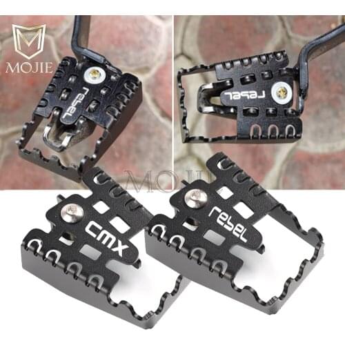 For Honda CMX 300 500 Rebel CMX300 CMX500 Rebel300 Rebel500 Motorcycle Brake Lever Extension Pedal Step Tip Plate Enlarge