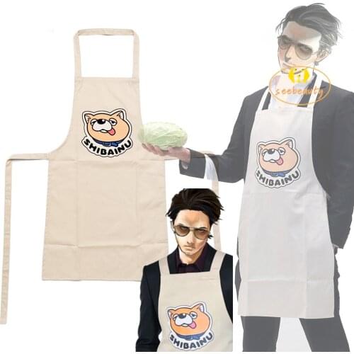 Anime Gokushufudo Apron The Way of the Househusband Tatsu Cosplay Immortal Dragon Cute Bear Apron Costume Husband Boyfriend Gift
