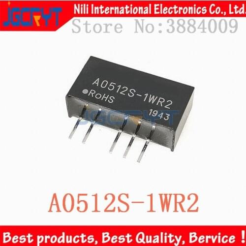 1 unids/lote A0512S-1WR2 A0512S SIP 5V to Positive and Negative 12V Dcdc boost isolated power supply