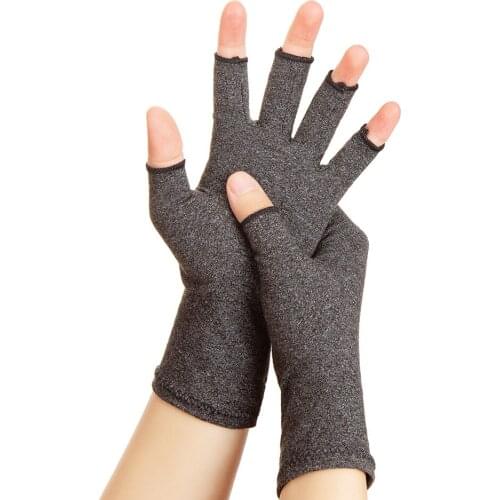 WorthWhile Compression Arthritis Gloves Wrist Support Cotton Joint Pain Relief Hand Brace Women Men Therapy Wristband 1 Pair