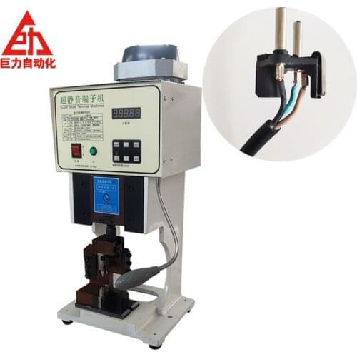 Multi Core 3 Pin Power Cable Plug Crimping Machine