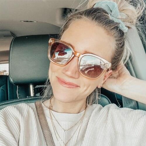 2021 New Vintage Square Women‘s Sunglasses Luxury Brand Designer Sun Glasses Men Fashion Shades Gradient Female Eyewear UV400