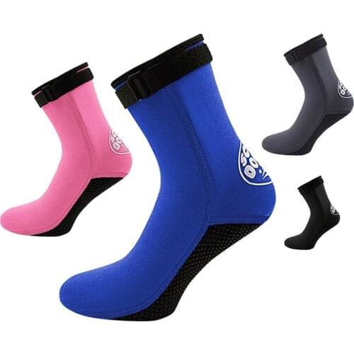 Wholesale 1 Pair 3mm Unisex Neoprene Diving Scubaing Surfing Snorkeling Swimming Socks Boots Outdoor Sports Accessories hot sale
