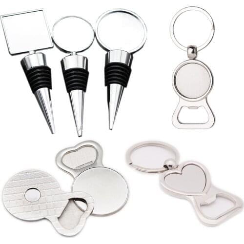 10PCS NEW A Variety Of Style Wine Stopper Bottle Opener Blank Base Support Cabochon Home Kitchen Tools Bar Tool Gadgets Portable