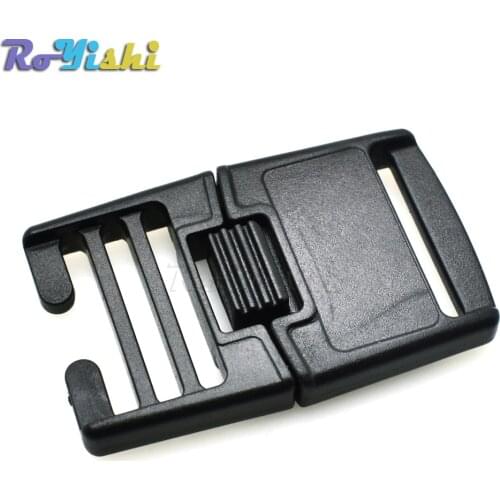 100pcs/pack 1" Webbing Plastic Center Release Buckle for Outdoor Sports Bags Students Bags Luggage