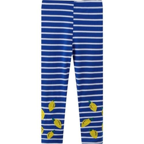 Stripes Girls Leggings Pants New Fashion Kids Skinny Trousers Spring Autumn Cotton Leggings for Child
