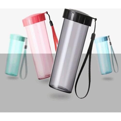 Outdoor sports portable water bottle Leak-proof durable drink with rope Outdoor sports water bottle Student water cup