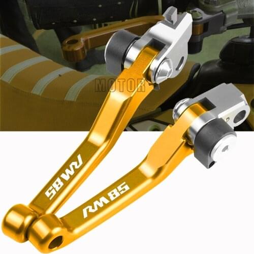 Motorcycle CNC Pivot Brake Clutch Lever Dirt Bike Motocross Handlebar Levers For Suzuki RM85 RM 85 2005-2015 2014 2013 2012 2011