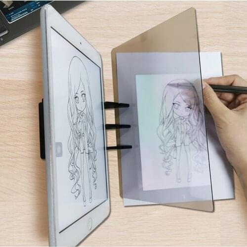 Optical Drawing Projection Painting Drawing Board Draw Erase Board Paint Tools 2 Splicing Methods Bracket Gift DIY Toys for Kids