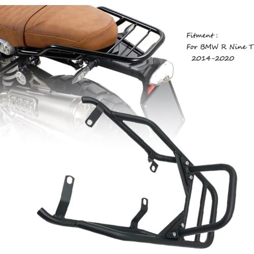 R NINE T Rear Seat Luggage Carrier Rack with Handle Grip For BMW R NINET R9T R 9 T 9T Pure Racer Scrambler 2014-2020 Motorcycle