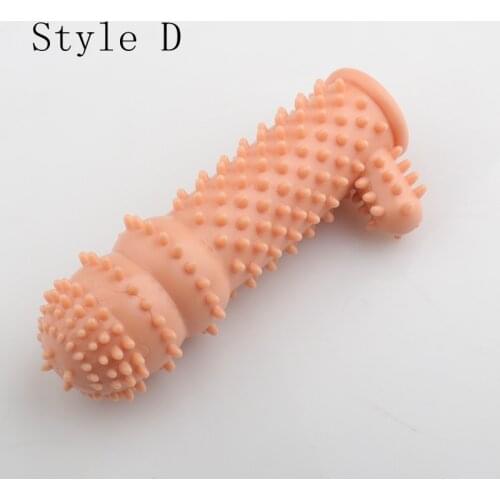 Realistic Male Condom Reusable Penis Condom, G-spot Stimulation Dildo Intensifier Condom Male Cock Sex Toy