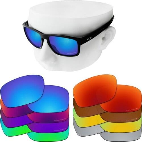 OOWLIT Anti-Scratch Replacement Lenses for-Oakley Sliver OO9262 Etched Polarized Sunglasses