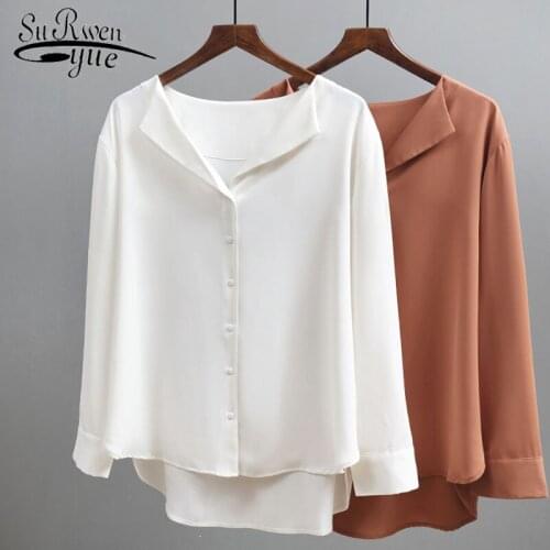 SURWENYUE Brown Blouses