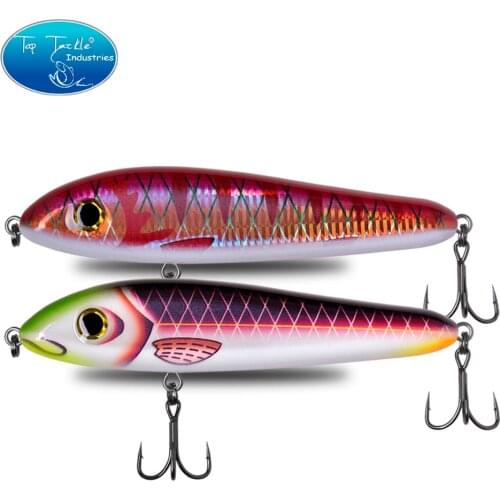 Sinking jerkbait fishing lure CF Lure 180mm 113g Vibration Sinking Rattle Dying Fish For Pike Bait With Strengthen 2/0# Hooks