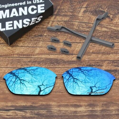 ToughAsNails Resist Seawater Corrosion Polarized Replacement Lenses and Rubber Kit for Oakley Half Jacket 2.0 Sunglasses