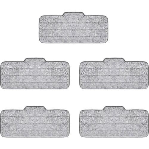 Replace Mop Cloth Rags for Deerma TB900 Water Spray Mop 360 Rotating Cleaning Cloth Head Mop Floor Cleaner 5Pcs