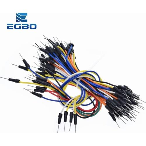 Great IT Smart Electronic DIY kit 65PCS Jump Wire Cable Male to Male Flexible Jumper Wires for Arduino Breadboard wire DIY