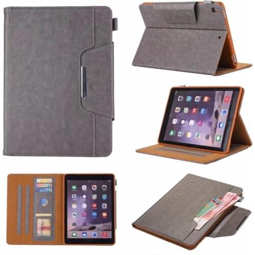 Smart Leather PU Case For Apple iPad 9.7 inch 2017 Ultra Thin Folio Flip Stand Cover Auto Wake Sleep For iPad A1822 A1823 Case