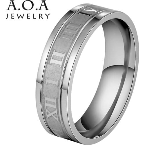 Top Quality Vintage Stainless Steel Ring Famous Brand Engaraved Finger Women Rings For Party