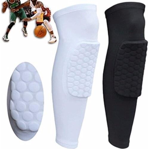 High quality Short Leg Knee Protector Gear Hot Kids Adult Pad Basketball Leg Knee Long Sleeve Protector Gear Crashproof