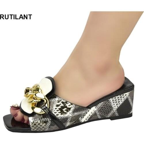 Women Metal Decoration Wedding Shoes Bride Wedges Shoes for Women Open Toe Pumps Mixed Colors Platform Stiletto Heels