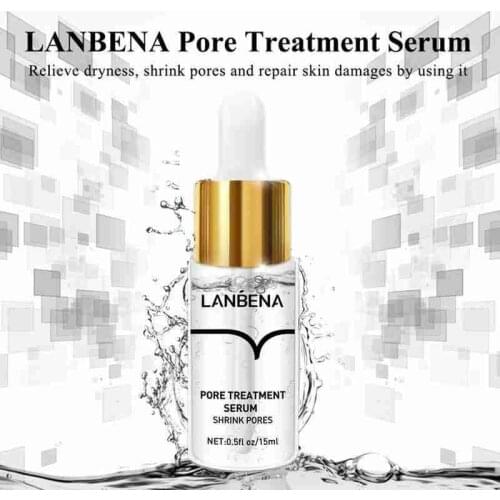 15ml Pore Shrinking Serum Essence Pore Shrinking Liquid Care And Smooth Firming Whiteheads Skin Blackheads Removes Repairin K2K4